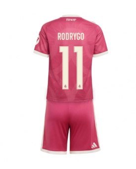 Real Madrid Rodrygo Goes #11 Maglia Gara Terza Repliche 2026-27 Bambino Maniche Corte Real Madrid Rodrygo Goes #11 Maglia Gara Terza Repliche 2026-27 Bambino Maniche Corte